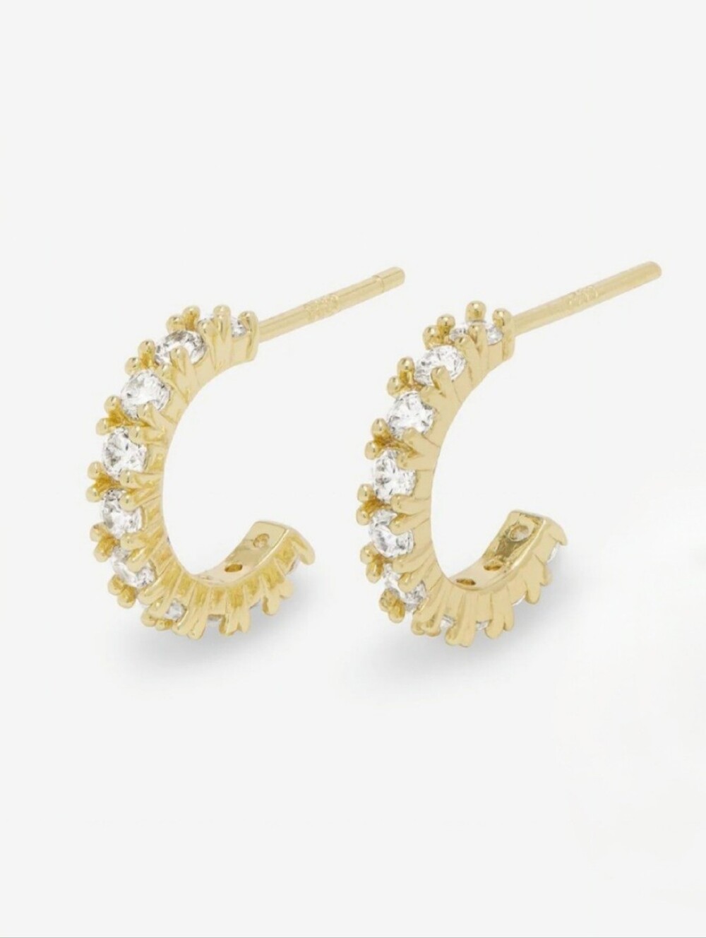 Melinda Maria Huggie Earrings